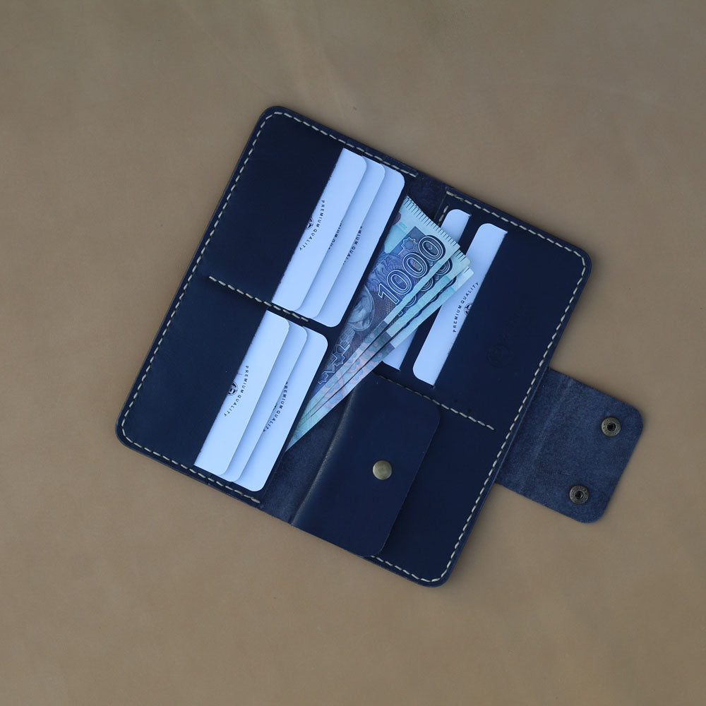 L1 LONG WALLET (BLUE GRAY)